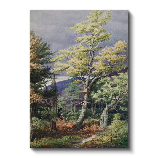 John Constable - Sonbahar Ormanı Kanvas Tablo