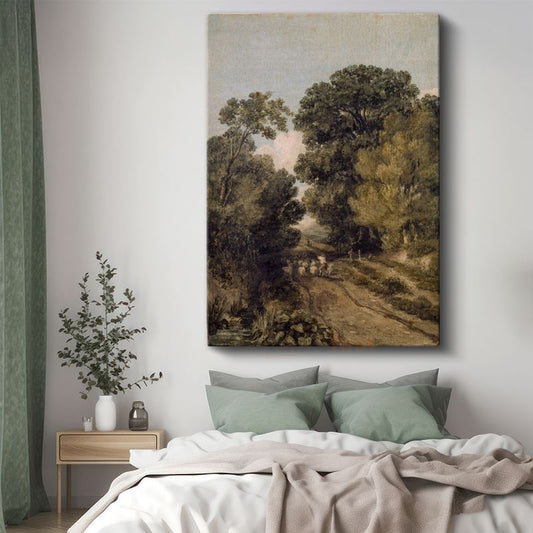 Thomas Gainsborough - Kırsal Patika Kanvas Tablo