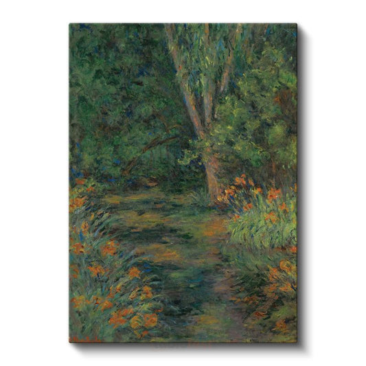 Claude Monet - Bahçe Patikası Kanvas Tablo
