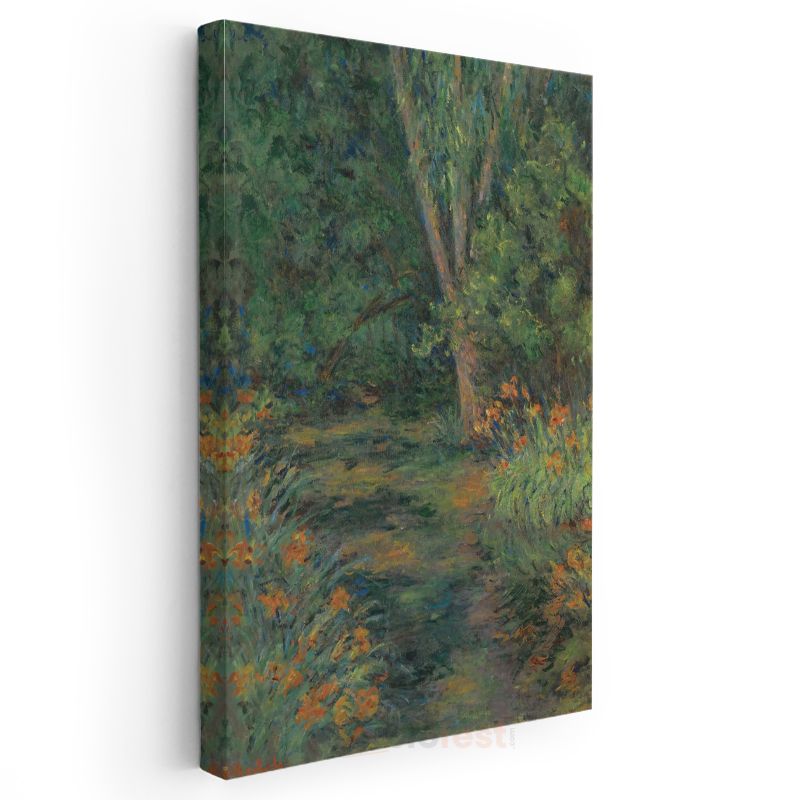 Claude Monet - Bahçe Patikası Kanvas Tablo