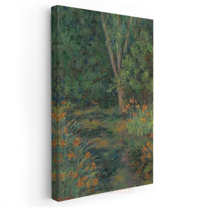 Claude Monet - Bahçe Patikası Kanvas Tablo