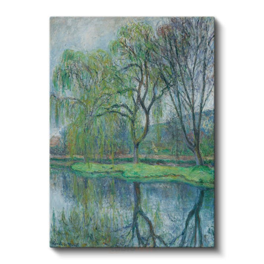 Claude Monet - Söğütlerin Yansıması Kanvas Tablo