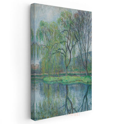 Claude Monet - Söğütlerin Yansıması Kanvas Tablo