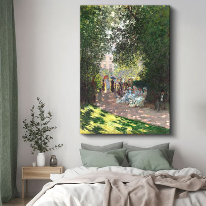 Claude Monet - Parc Monceau Kanvas Tablo