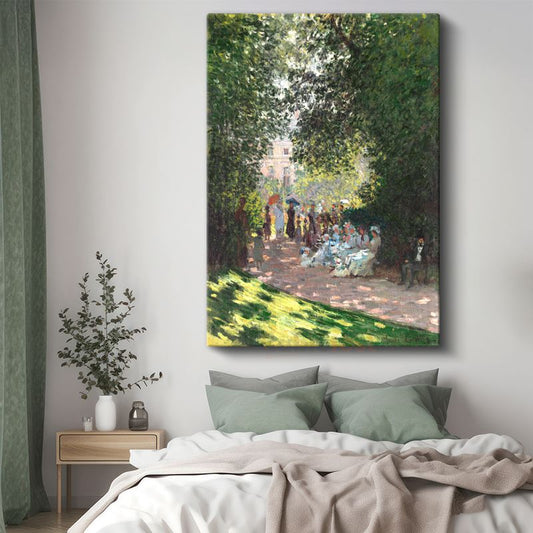 Claude Monet - Parc Monceau Kanvas Tablo