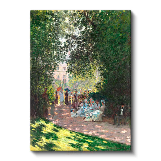 Claude Monet - Parc Monceau Kanvas Tablo