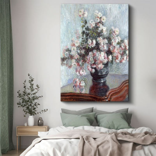 Claude Monet - Krizantemler Kanvas Tablo