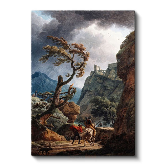 Joseph Mallord William Turner - Fırtınalı Manzara Kanvas Tablo