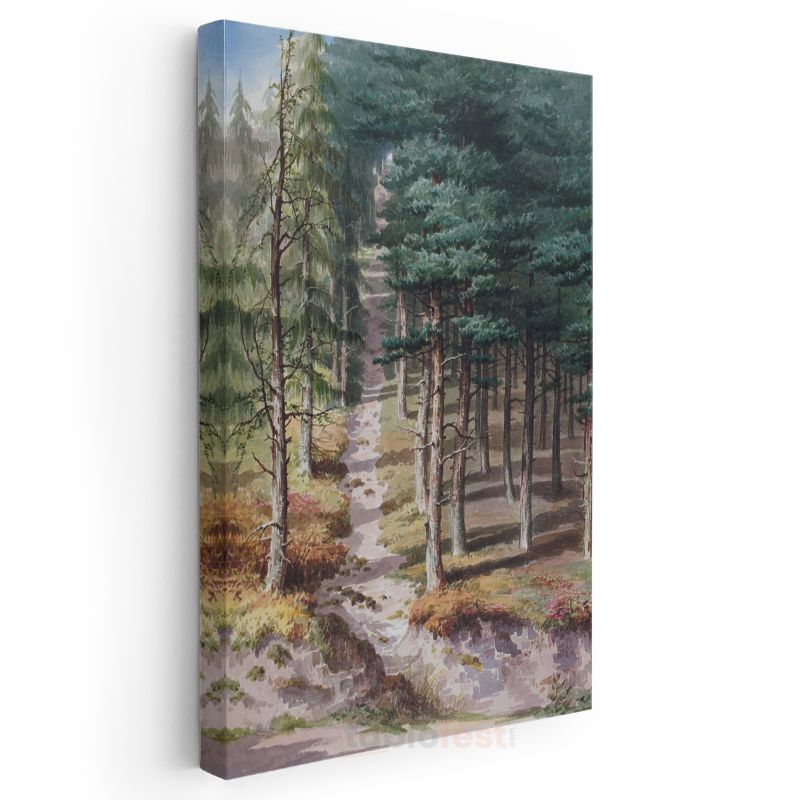 Ivan Shishkin - Orman Patikası Kanvas Tablo