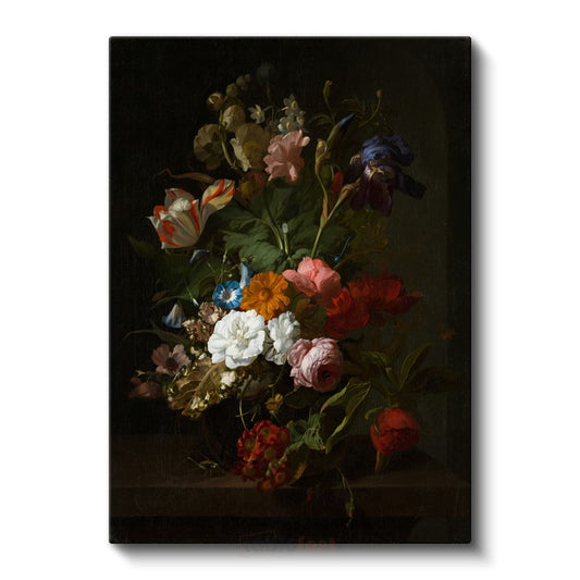 Rachel Ruysch - Çiçek Buketi Kanvas Tablo
