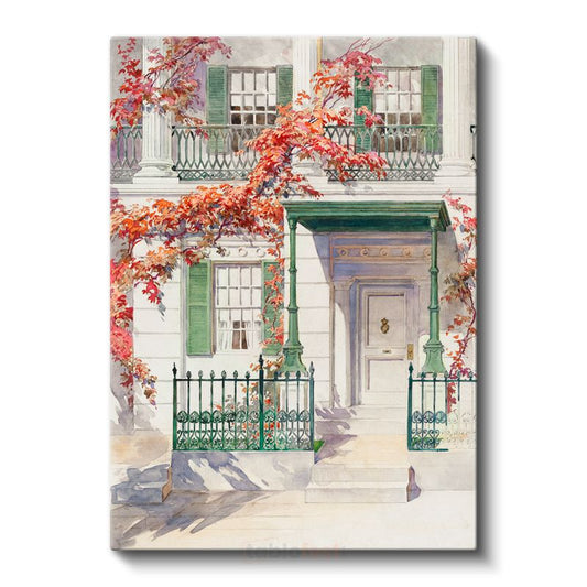 Childe Hassam - Sonbahar Evi Kanvas Tablo