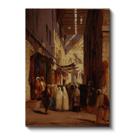 Jean-Léon Gérôme - Doğu Çarşısı Kanvas Tablo