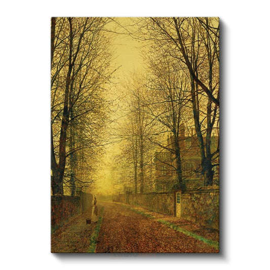 John Atkinson Grimshaw - Sonbahar Akşamı Kanvas Tablo