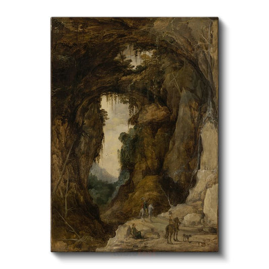 Joseph Wright - Mağara Manzarası Kanvas Tablo