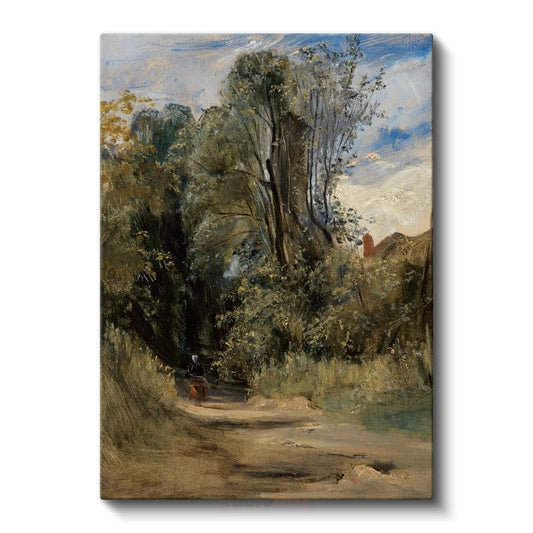 John Constable - Kır Yolu Kanvas Tablo