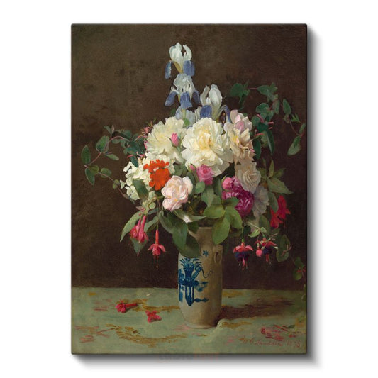 Henri Fantin-Latour - Çiçek Buketi Kanvas Tablo