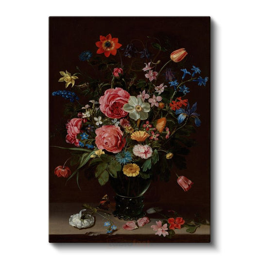 Jan Davidsz de Heem - Çiçek Buketi Kanvas Tablo