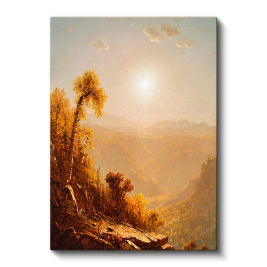Frederic Edwin Church - Sonbahar Vadisi Kanvas Tablo