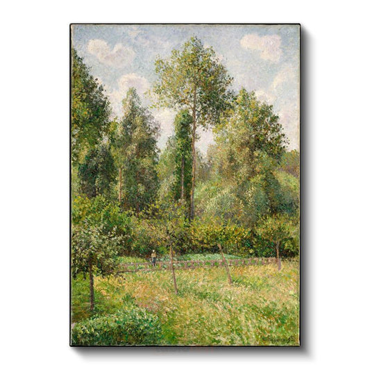 Camille Pissarro - Yeşil Çayır Kanvas Tablo