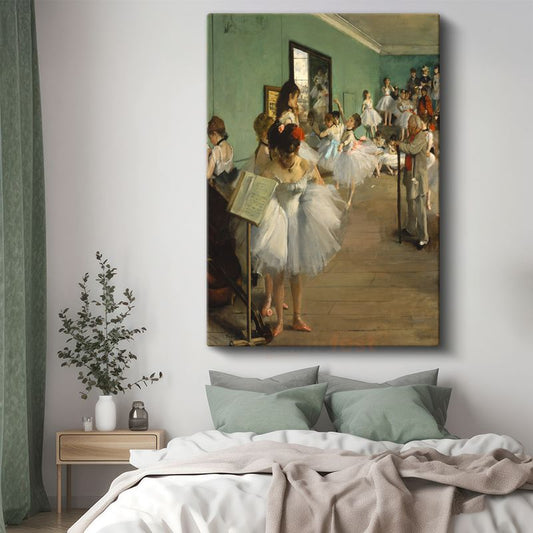 Edgar Degas - Dans Dersi Kanvas Tablo