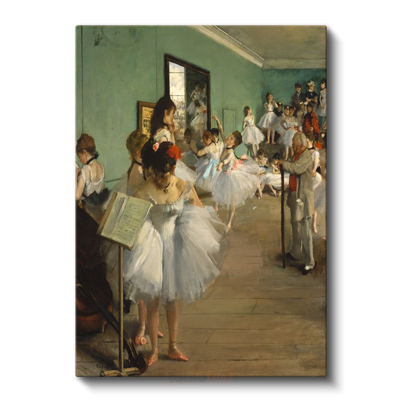 Edgar Degas - Dans Dersi Kanvas Tablo