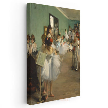 Edgar Degas - Dans Dersi Kanvas Tablo