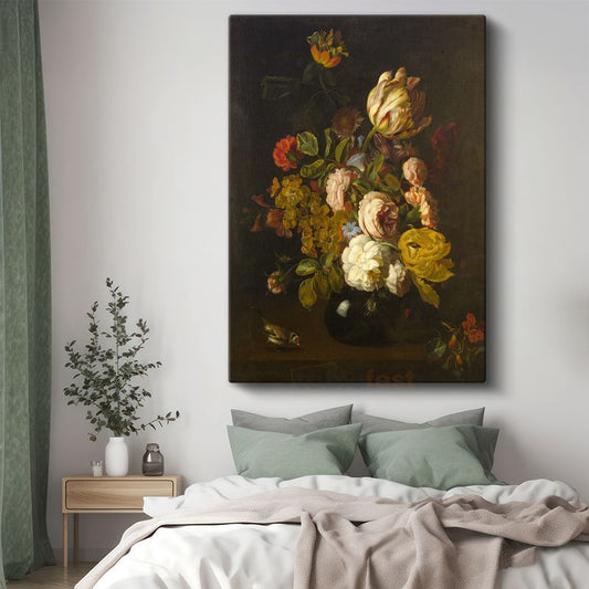 Rachel Ruysch - Çiçek Buketi Kanvas Tablo