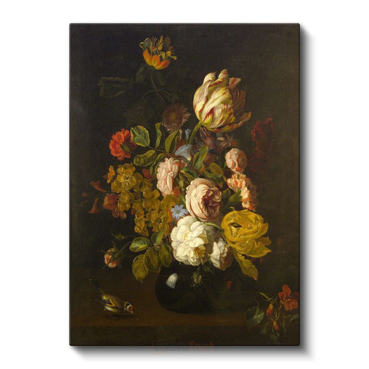 Rachel Ruysch - Çiçek Buketi Kanvas Tablo