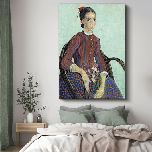 Vincent van Gogh - La Mousmé Kanvas Tablo