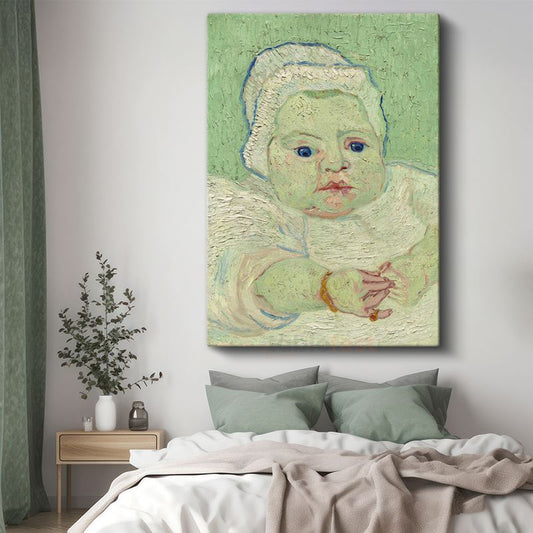 Vincent van Gogh - Bebek Roulin Portresi Kanvas Tablo