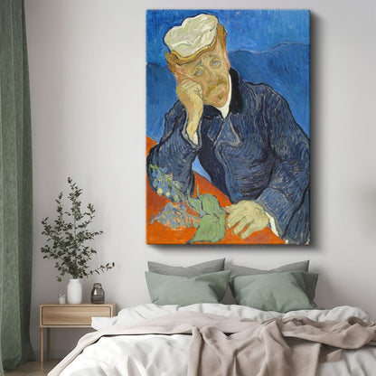 Vincent van Gogh - Dr. Paul Gachet'nin Portresi Kanvas Tablo