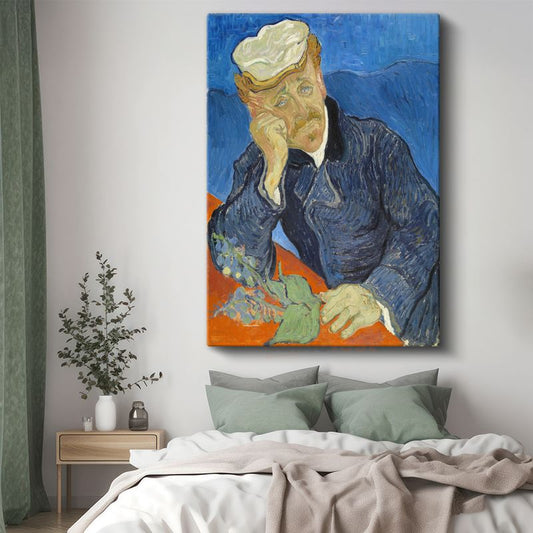 Vincent van Gogh - Dr. Paul Gachet'nin Portresi Kanvas Tablo