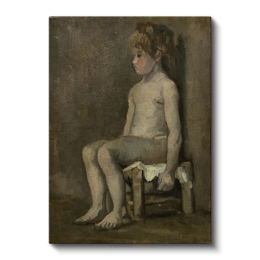Vincent van Gogh - Sandalyede Oturan Çocuk Kanvas Tablo