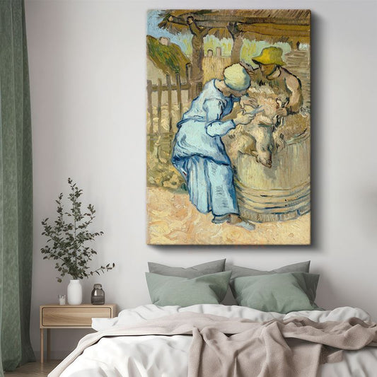 Vincent van Gogh - Koyun Kırpıcılar Kanvas Tablo