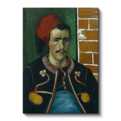 Vincent van Gogh - Zuavlı Asker Portresi Kanvas Tablo