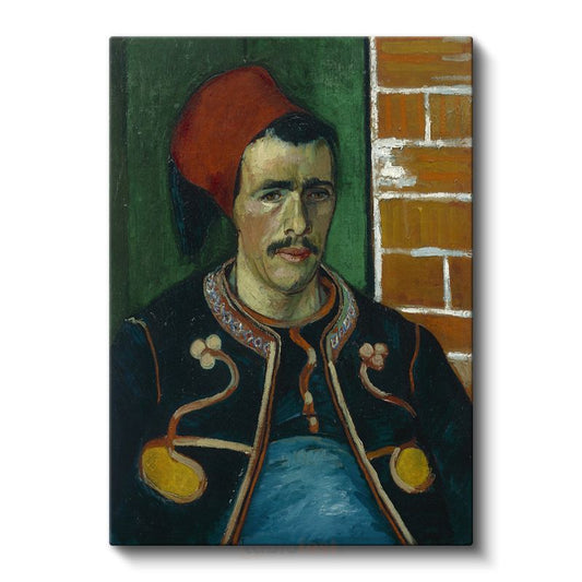 Vincent van Gogh - Zuavlı Asker Portresi Kanvas Tablo