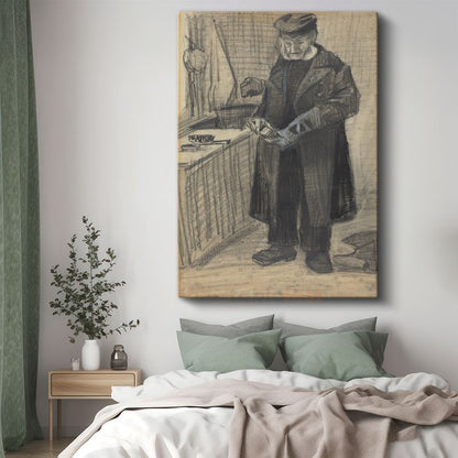 Vincent van Gogh - Mutfaktaki Adam Eskizi Kanvas Tablo