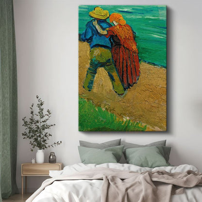 Vincent van Gogh - Arles'de Aşıklar Kanvas Tablo