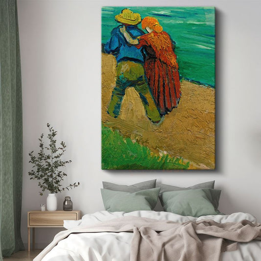 Vincent van Gogh - Arles'de Aşıklar Kanvas Tablo