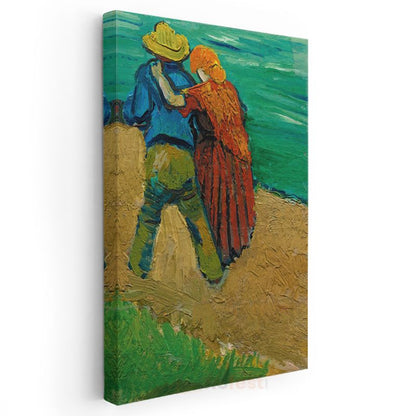 Vincent van Gogh - Arles'de Aşıklar Kanvas Tablo