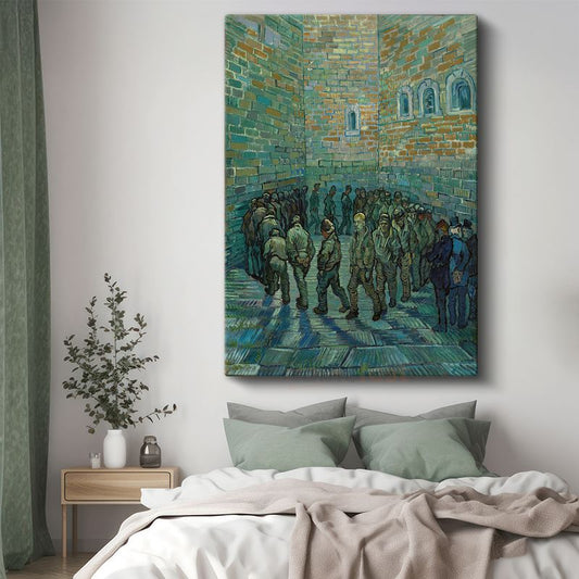 Vincent van Gogh - Hapishane Avlusu Kanvas Tablo