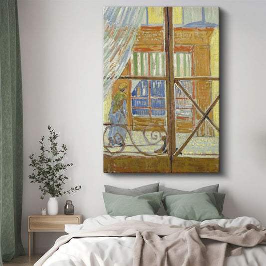 Vincent van Gogh - Pencereden Görünüm Kanvas Tablo