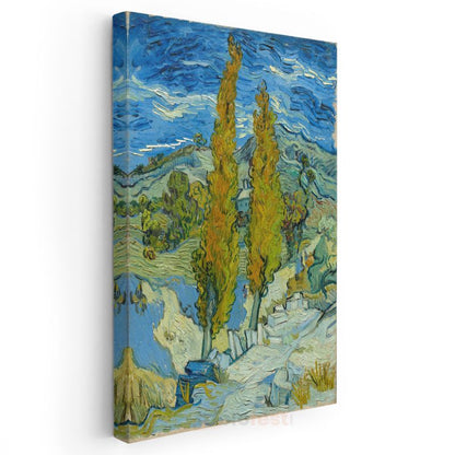 Vincent van Gogh - İki Selvi Ağacı Kanvas Tablo