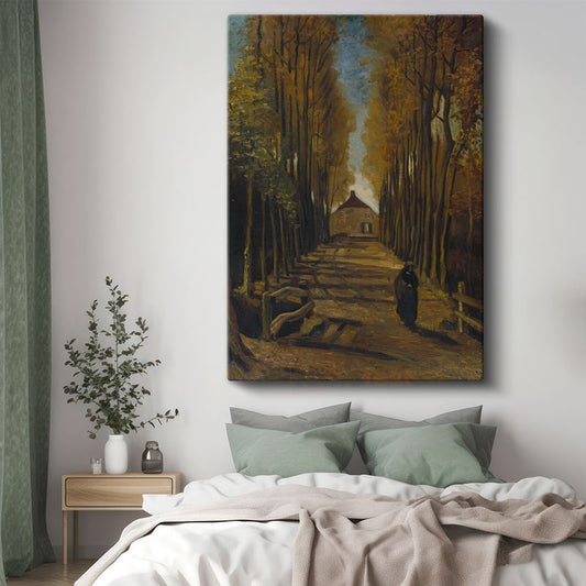 Vincent van Gogh - Poplarlı Yol Kanvas Tablo