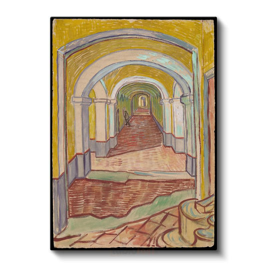 Vincent van Gogh - Hastane Koridoru Kanvas Tablo