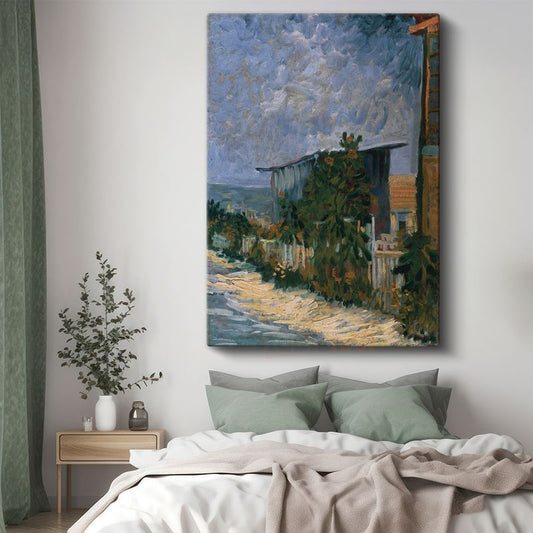 Vincent van Gogh - Montmartre Sokağı Kanvas Tablo