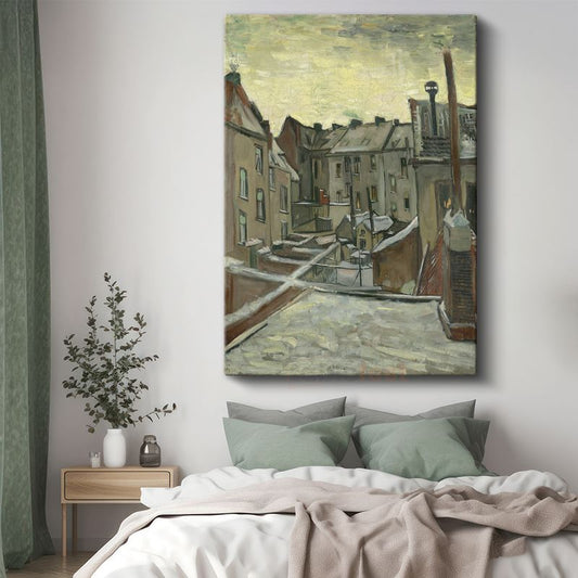 Vincent van Gogh - Antwerp'te Arka Bahçeler Kanvas Tablo