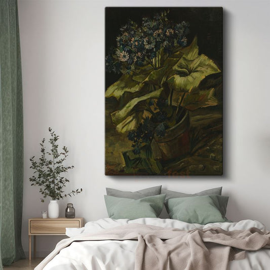 Vincent van Gogh - Saksıda Çiçekler Kanvas Tablo