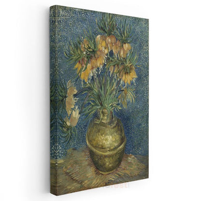 Vincent van Gogh - Vazoda Ters Lale Kanvas Tablo