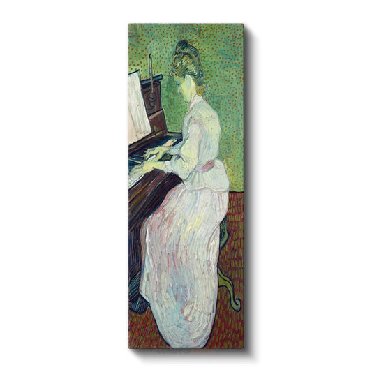 Vincent van Gogh - Piyano Çalan Kadın Kanvas Tablo